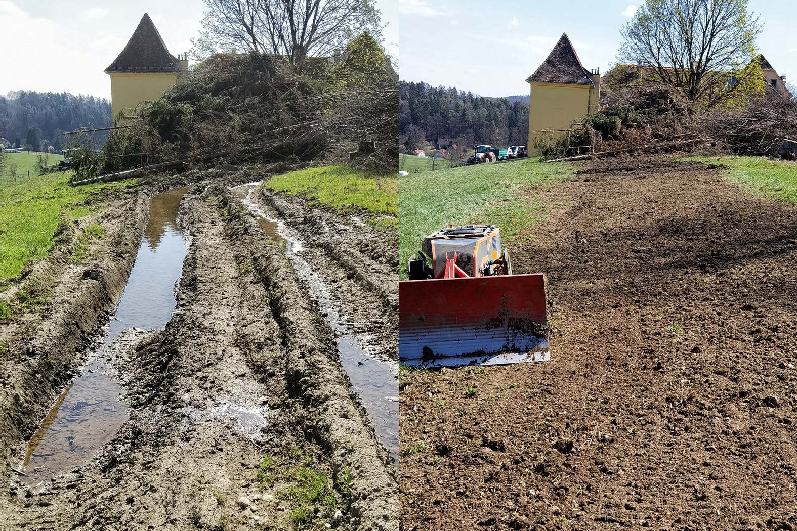 harbmasta stefan harb gruenraumpflege landschaftspflege suedoststeiermark graz-umgebung plantagen weingarten flächen roden planieren begradigen