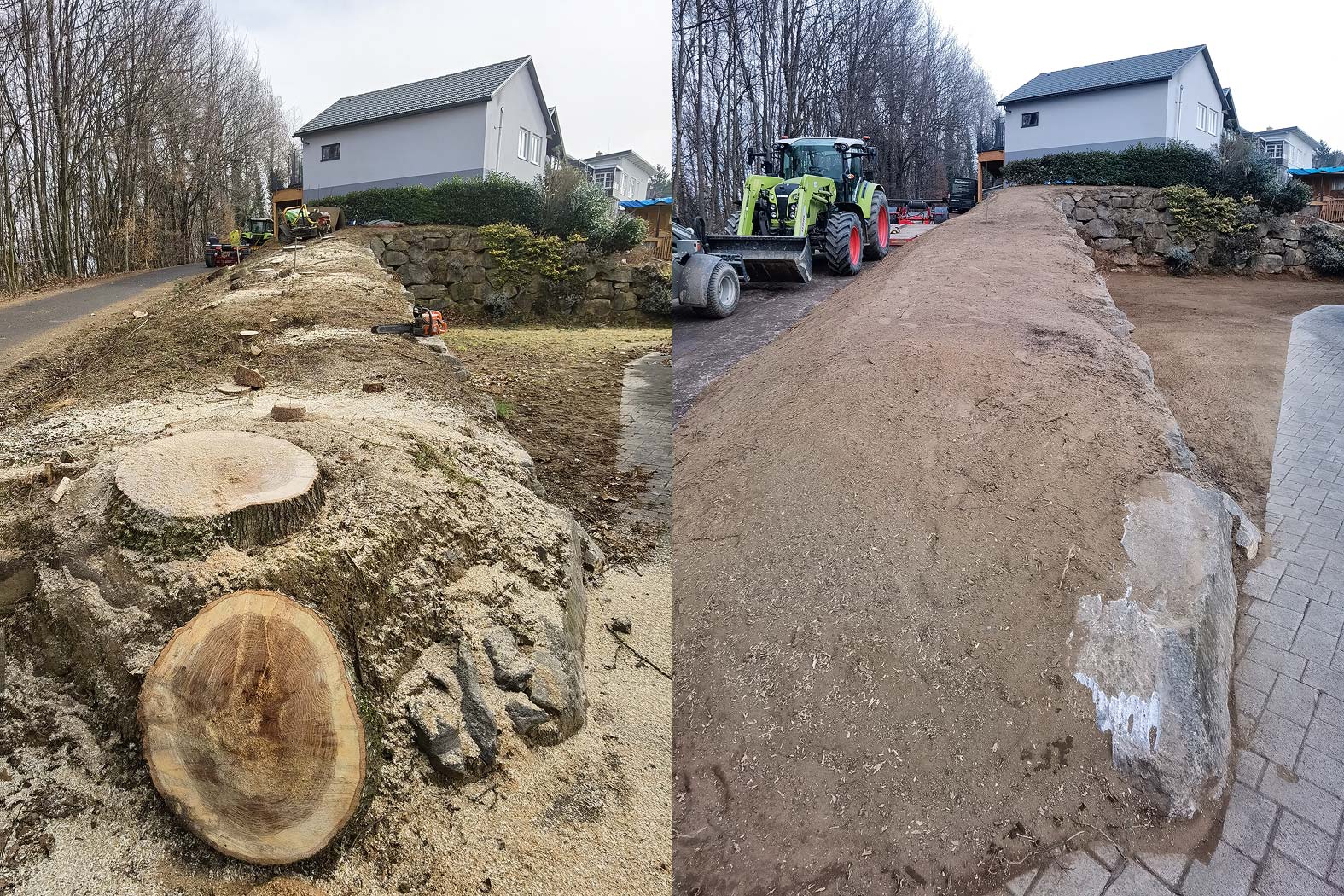 harbmasta stefan harb gruenraumpflege landschaftspflege suedoststeiermark graz-umgebung wurzelstockfräsen forstfräsen stockfräsen wurzelstock entfernen
