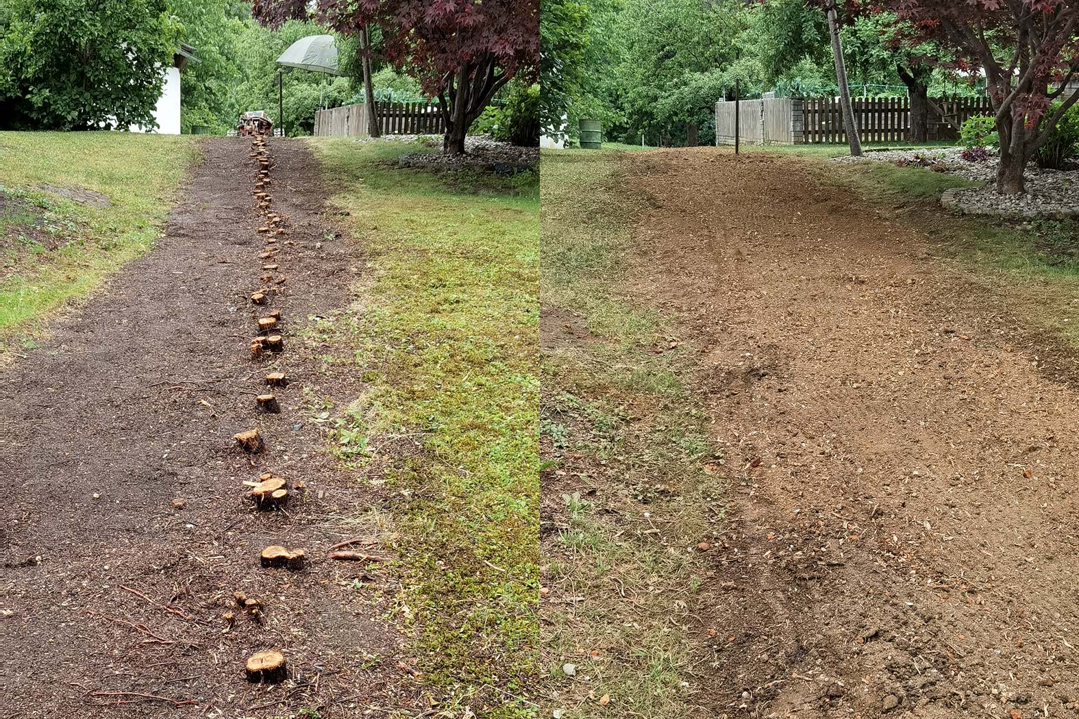 harbmasta stefan harb gruenraumpflege landschaftspflege suedoststeiermark graz-umgebung wurzelstockfräsen forstfräsen stockfräsen wurzelstock entfernen